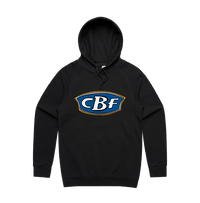 S / Black / Large Front Print CBF ⛺🚤🎣 - Unisex Hoodie