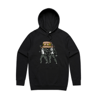 S / Black / Large Front Print Coffin Dance ⚰️ - Unisex Hoodie