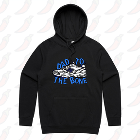 S / Black / Large Front Print Dad To The Bone 👟 – Unisex Hoodie