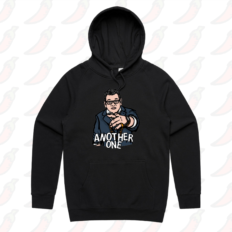 S / Black / Large Front Print Dan Andrews "Another One" 🔒 - Unisex Hoodie