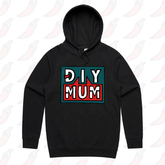 S / Black / Large Front Print DIY Mum 🔨 – Unisex Hoodie