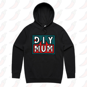 S / Black / Large Front Print DIY Mum 🔨 – Unisex Hoodie