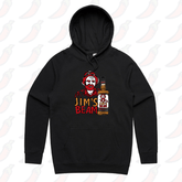 S / Black / Large Front Print Jim’s Beam 🥃👍 – Unisex Hoodie
