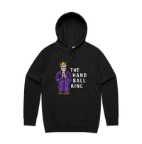 S / Black / Large Front Print K Rudd Handball King 👑 - Unisex Hoodie