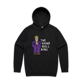 S / Black / Large Front Print K Rudd Handball King 👑 - Unisex Hoodie
