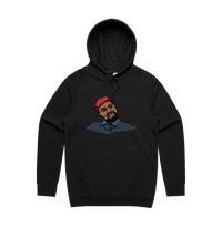 S / Black / Large Front Print Make America Yeezy Again 🦅 - Unisex Hoodie