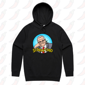 S / Black / Large Front Print Scomocchio 👃 – Unisex Hoodie