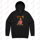S / Black / Large Front Print Smart Mum 🧠 –  Unisex Hoodie
