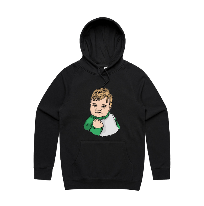 S / Black / Large Front Print Success Kid ✊ - Unisex Hoodie