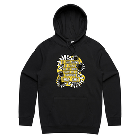 S / Black / Large Front Print Sweary Mum 🤬🎀 - Unisex Hoodie