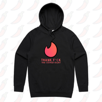 S / Black / Large Front Print Swipe Right 🔥- Unisex Hoodie