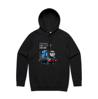 S / Black / Large Front Print Thomas The Dank Engine 🚂 - Unisex Hoodie