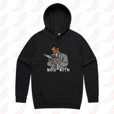 S / Black / Large Front Print Tyson Now Kith 🕊️ - Unisex Hoodie