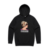 S / Black / Large Front Print Unleash the Karen 😤 - Unisex Hoodie