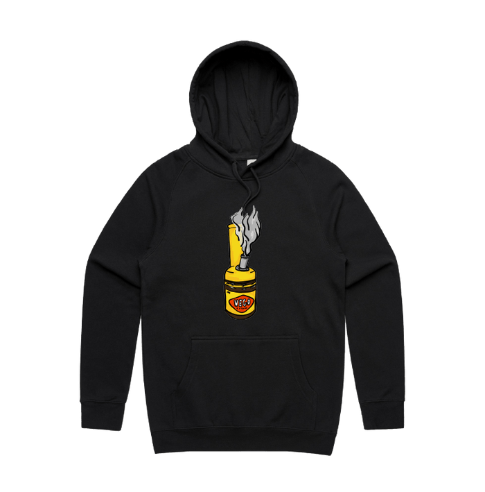 S / Black / Large Front Print Vegoblaze 🌬️ - Unisex Hoodie