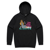 S / Black / Large Front Print You Listen To Me 🎤🎶 - Unisex Hoodie