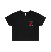S / Black Mother of Cats 🐈 - Women's Crop Top