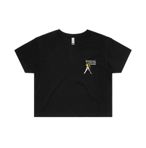 S / Black Mummaaaaa 🎙️ - Women's Crop Top