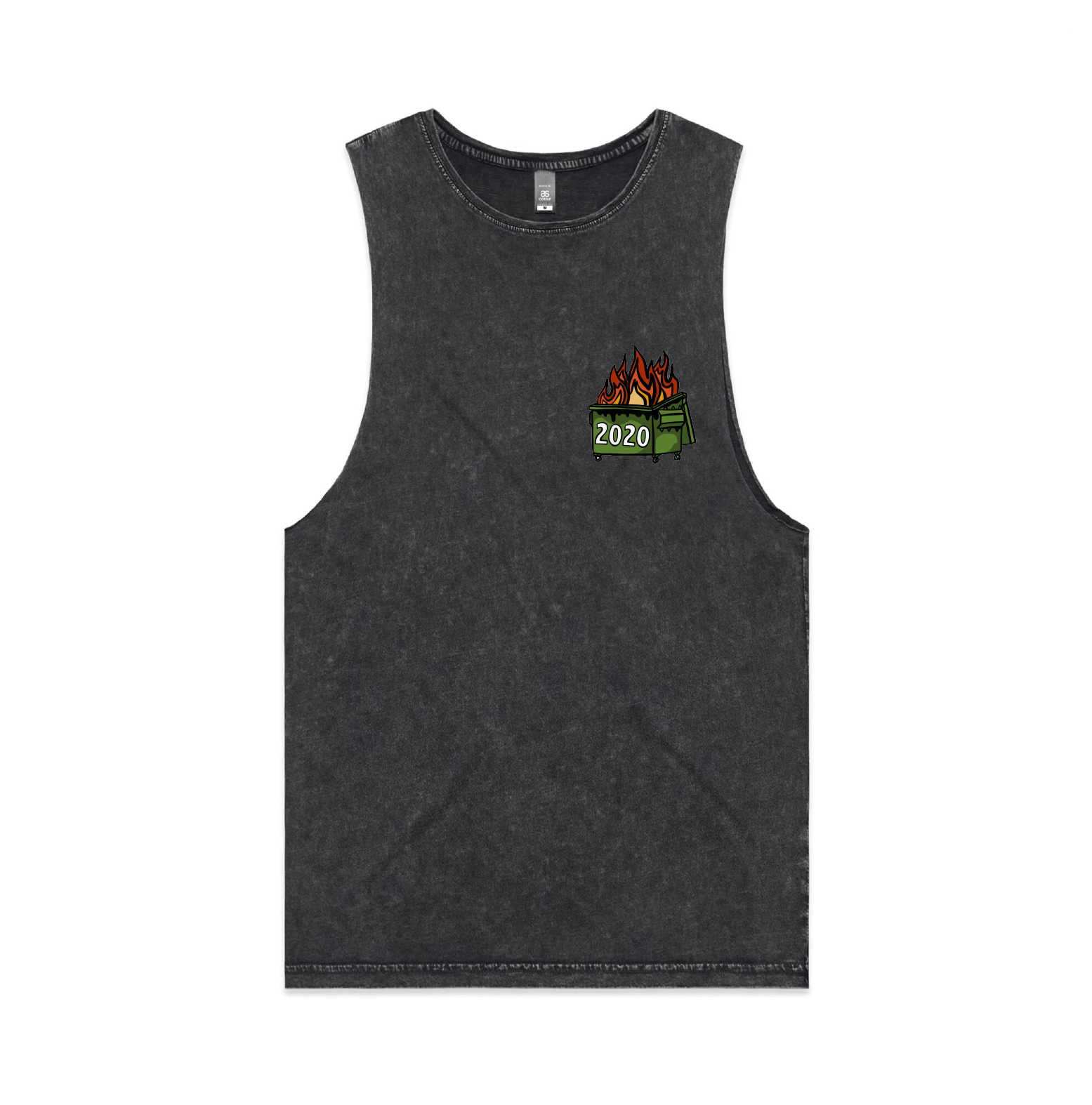 S / Black / Small Front Design 2020 Dumpster Fire 🗑️ - Tank