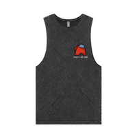 S / Black / Small Front Design Among Us 👨‍🚀 - Tank