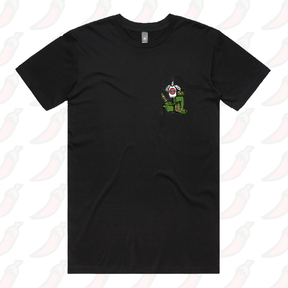 S / Black / Small Front Design Bali Bin Chicken 🗑️ - Men's T Shirt