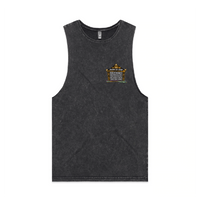 S / Black / Small Front Design Bank of Dad 💰 - Tank