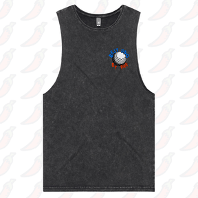 S / Black / Small Front Design Best Dad By Par Ball ⛳ – Tank