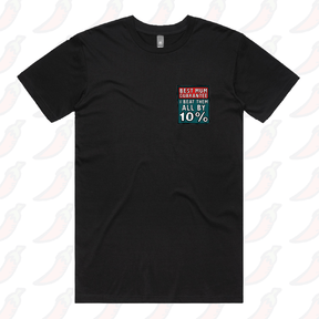 S / Black / Small Front Design Best Mum Guarantee 🔨 - Men's T Shirt