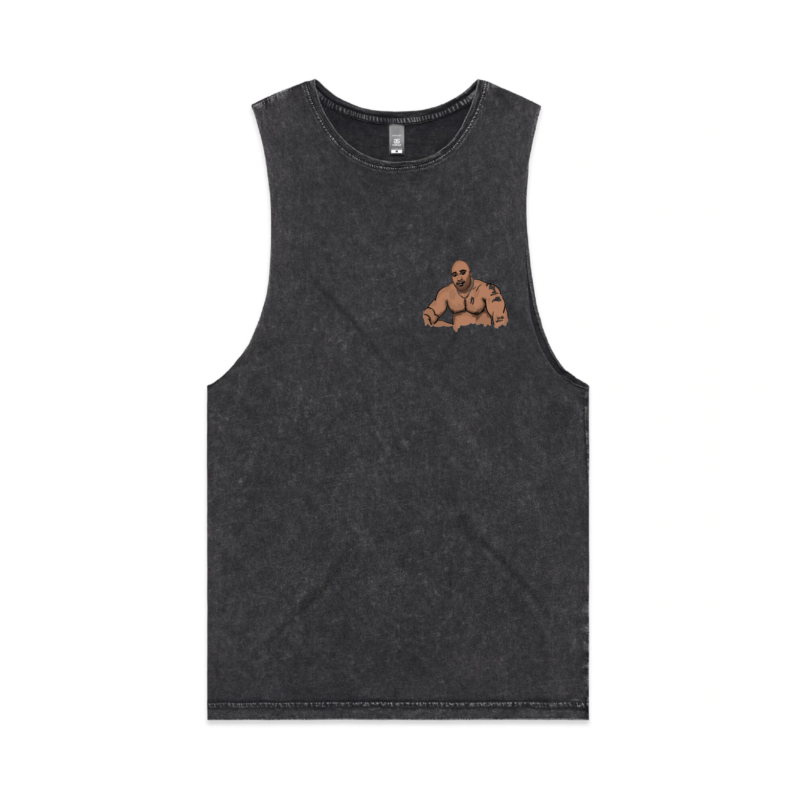 S / Black / Small Front Design Big Barry 🍆 - Tank