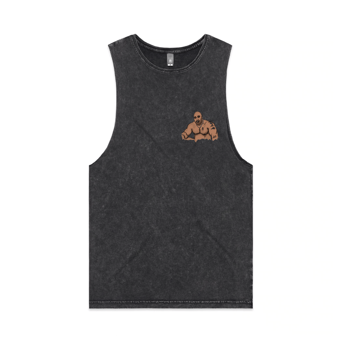 S / Black / Small Front Design Big Barry 🍆 - Tank