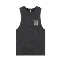 S / Black / Small Front Design Big Barry UNCENSORED QR Prank 🍆 - Tank