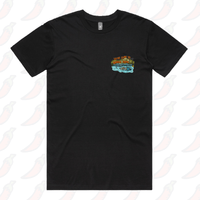 S / Black / Small Front Design Bonnie Doon 🚤 - Men's T Shirt