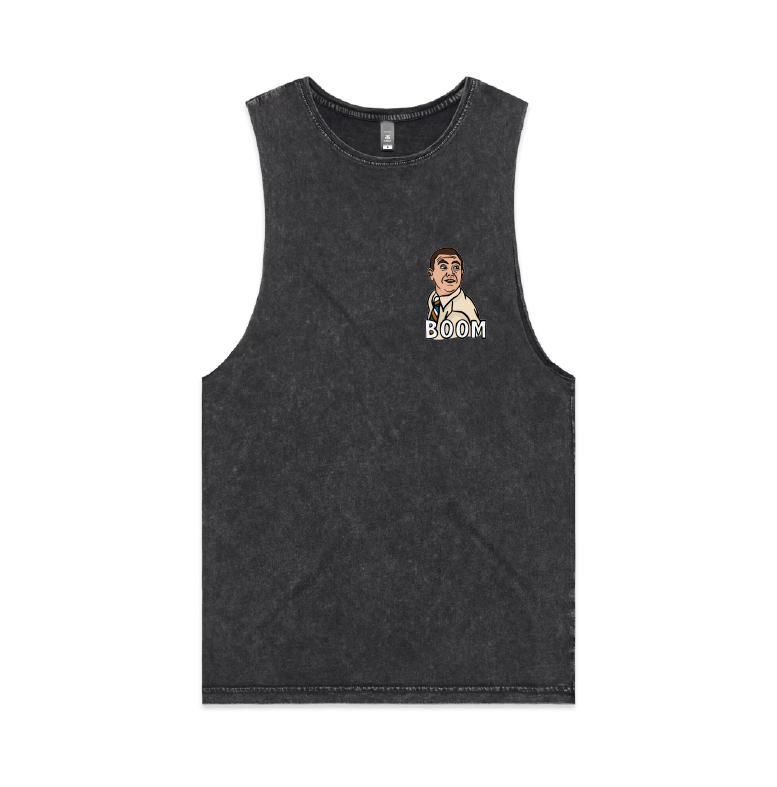 S / Black / Small Front Design Boom Boyle 🚨 - Tank