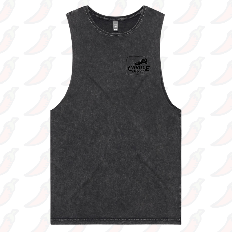 S / Black / Small Front Design Carole Did It 🥩 - Tank