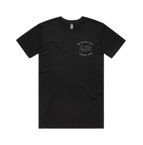 S / Black / Small Front Design Casting Couch 📹 - Men's T Shirt