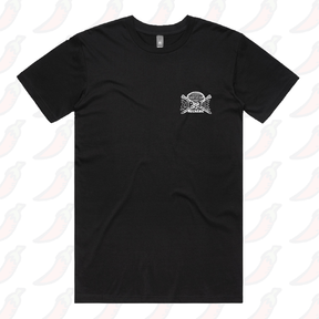 S / Black / Small Front Design Certified Ziptie Mechanic 🔧 – Men's T Shirt