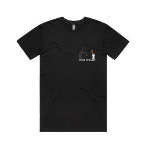 S / Black / Small Front Design Choke Me Daddy 😲 - Men's T Shirt