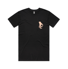 S / Black / Small Front Design Circle Game 👊 - Men's T Shirt