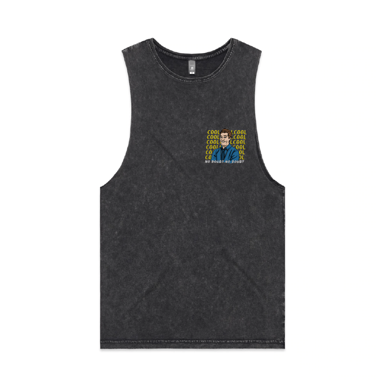 S / Black / Small Front Design Cool Cool Cool 👮‍♂️ - Tank