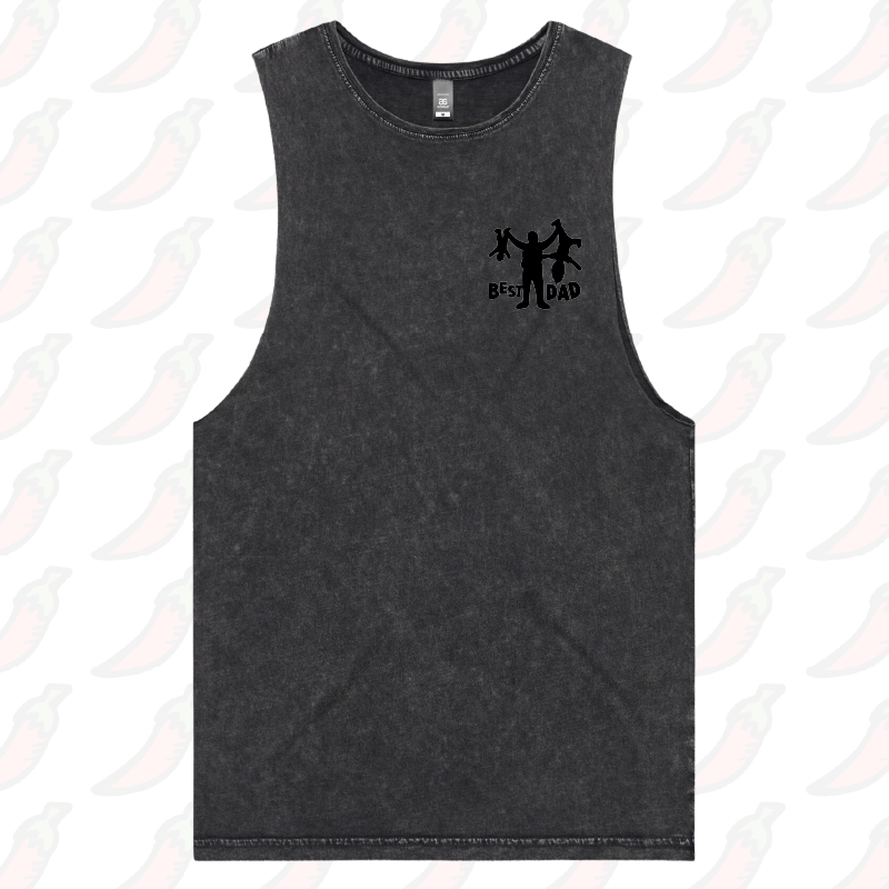 S / Black / Small Front Design Dad’s Day Care 👨‍🍼 – Tank
