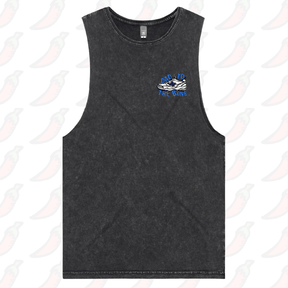 S / Black / Small Front Design Dad To The Bone 👟 – Tank