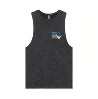 S / Black / Small Front Design Daddy Shark 🦈 - Tank