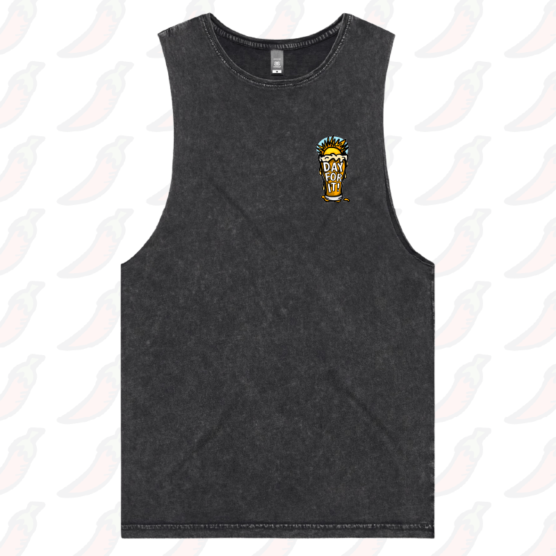 S / Black / Small Front Design Day For It ☀️ - Tank