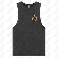S / Black / Small Front Design Die Hard Christmas 🧨🎄- Tank