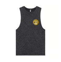 S / Black / Small Front Design Dogecoin 🚀  - Tank
