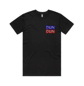 S / Black / Small Front Design Dun Dun 🚔 - Men's T Shirt