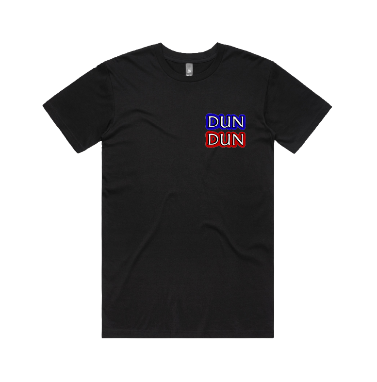 S / Black / Small Front Design Dun Dun 🚔 - Men's T Shirt
