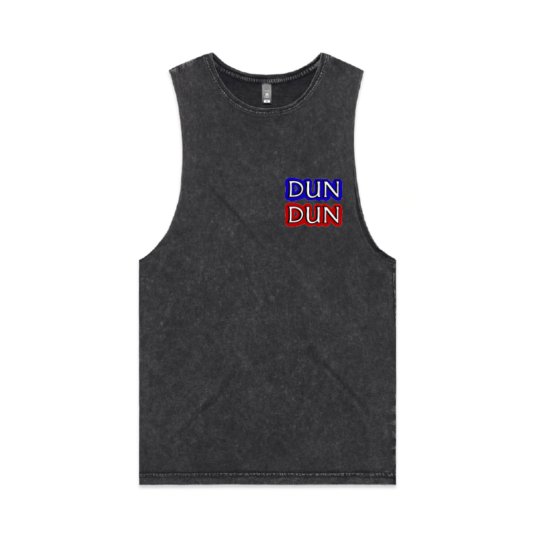 S / Black / Small Front Design Dun Dun 🚔 - Tank