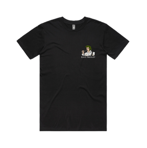 S / Black / Small Front Design Elvis Parsley 🌿 - Men's T Shirt
