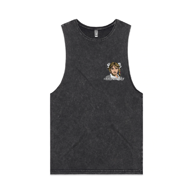 S / Black / Small Front Design Free Britney 🎤 - Tank